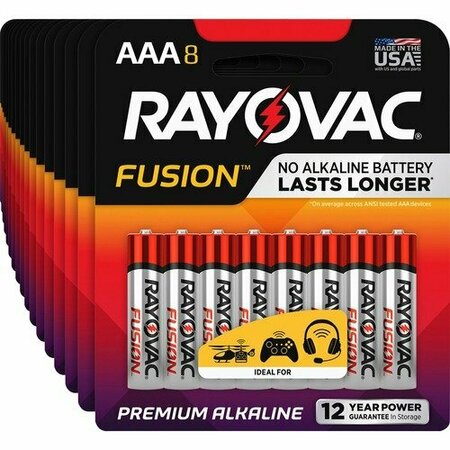 SPECTRUM BRANDS BATTERY, FUSION, AAA, 8-PACK, 30PK RAY8248TFUSKCT